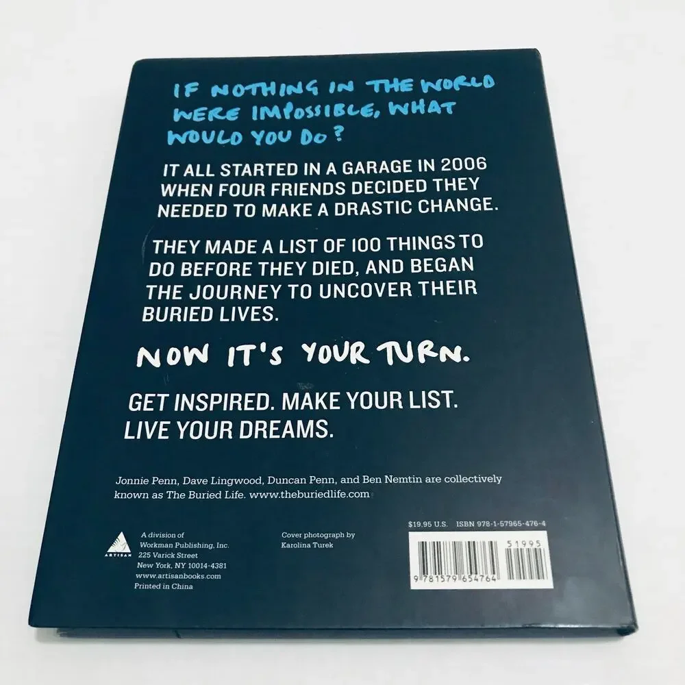 What do you want to do before you die book